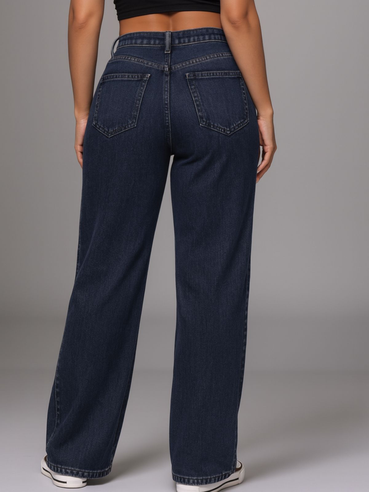 Denim-look Sweatpants