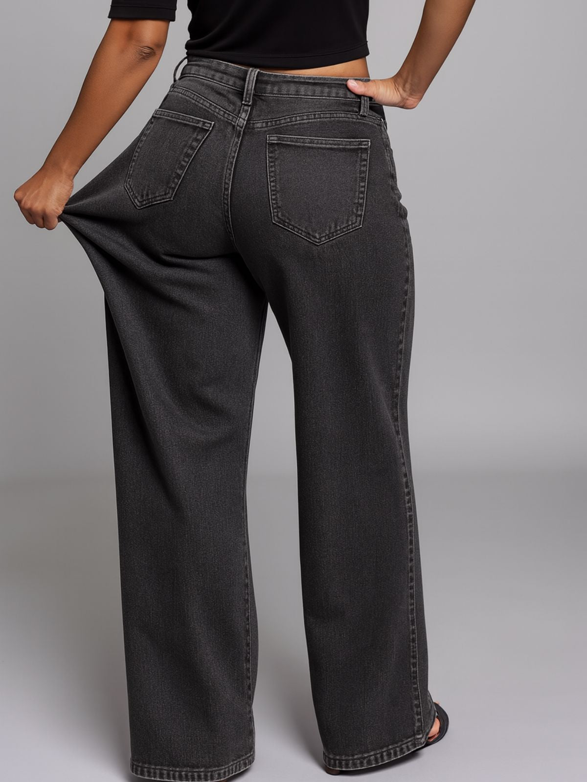 Denim-look Sweatpants