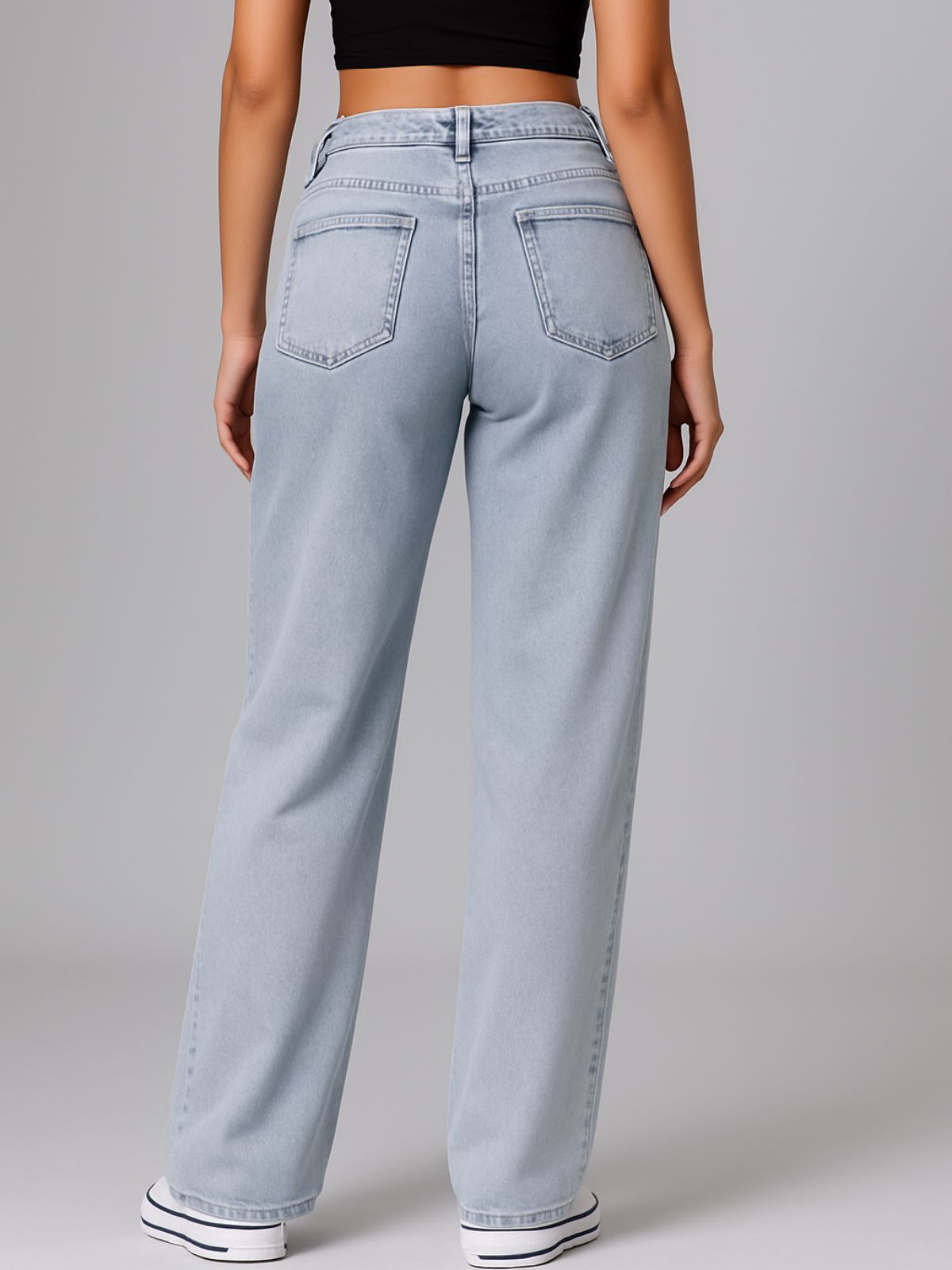 Denim-look Sweatpants